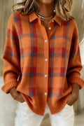 Cosette | Ternet cardigan med skjortekrave