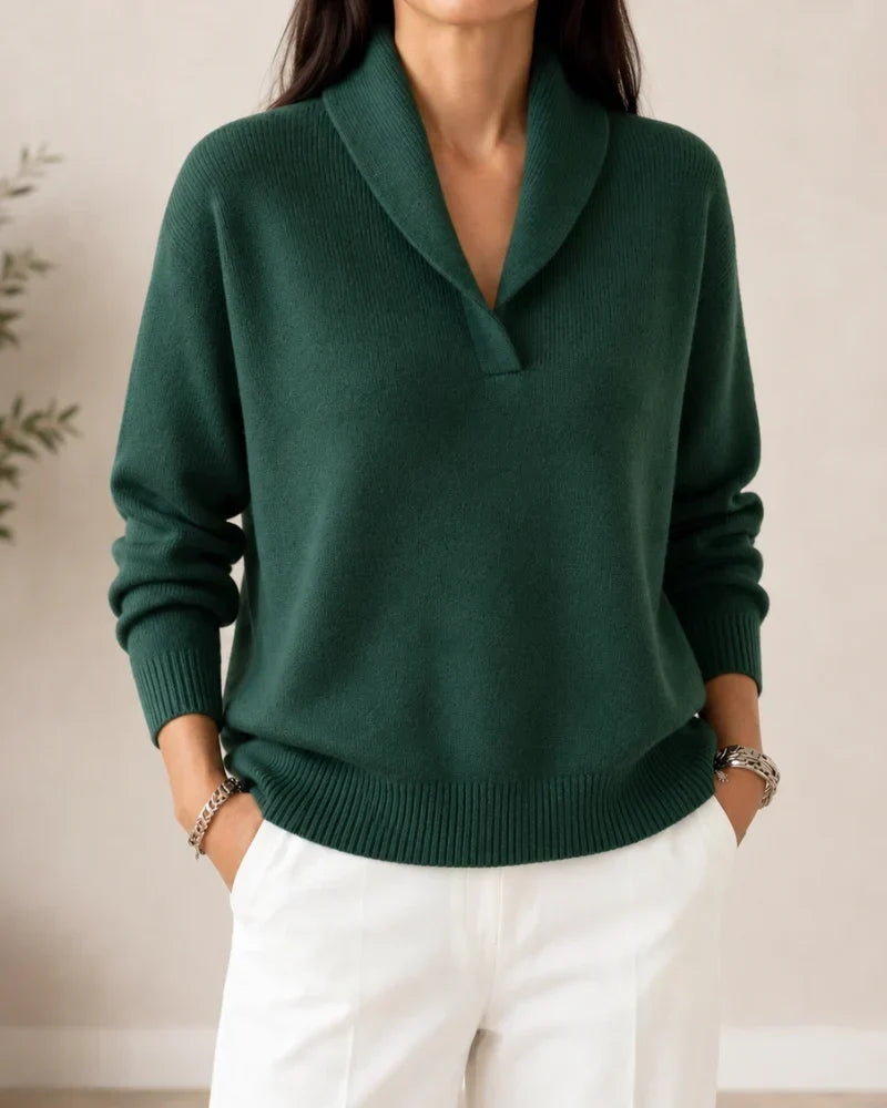 Antonine | Blød sweater med V-hals