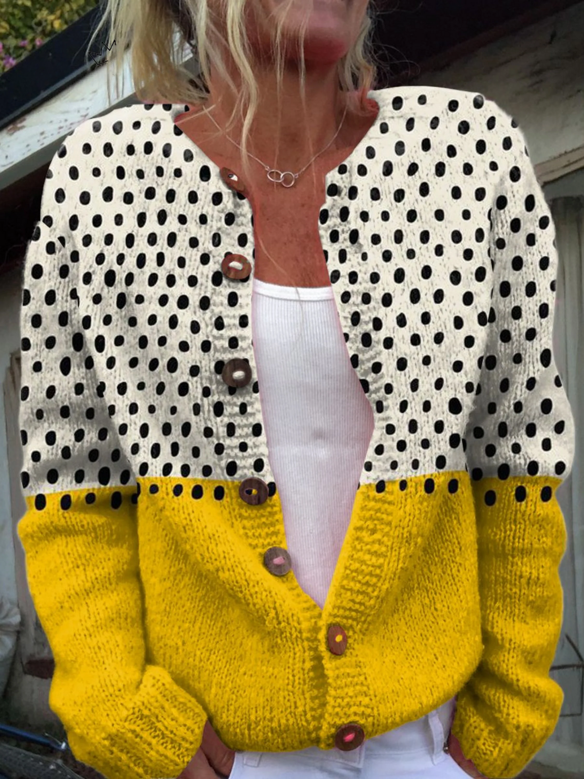 Junella™ – Strikket vintagecardigan