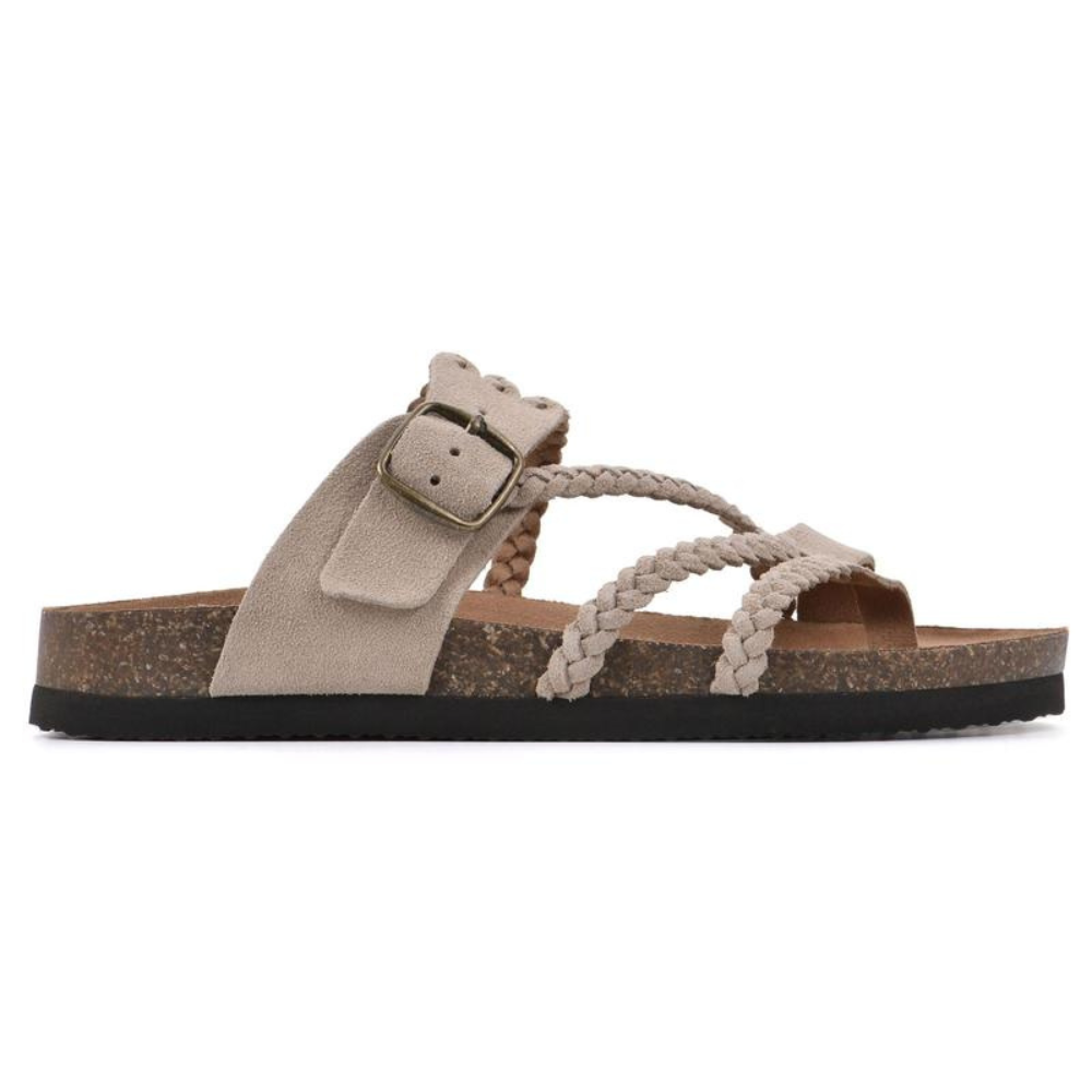 Elegante flettede sandaler