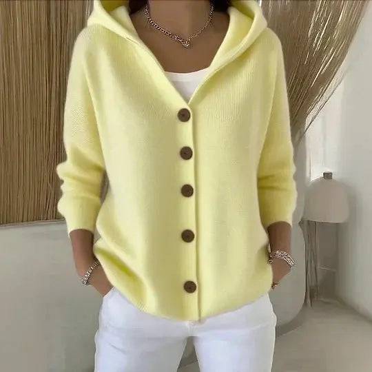 Rosalyn | Afslappet cardigan med hætte