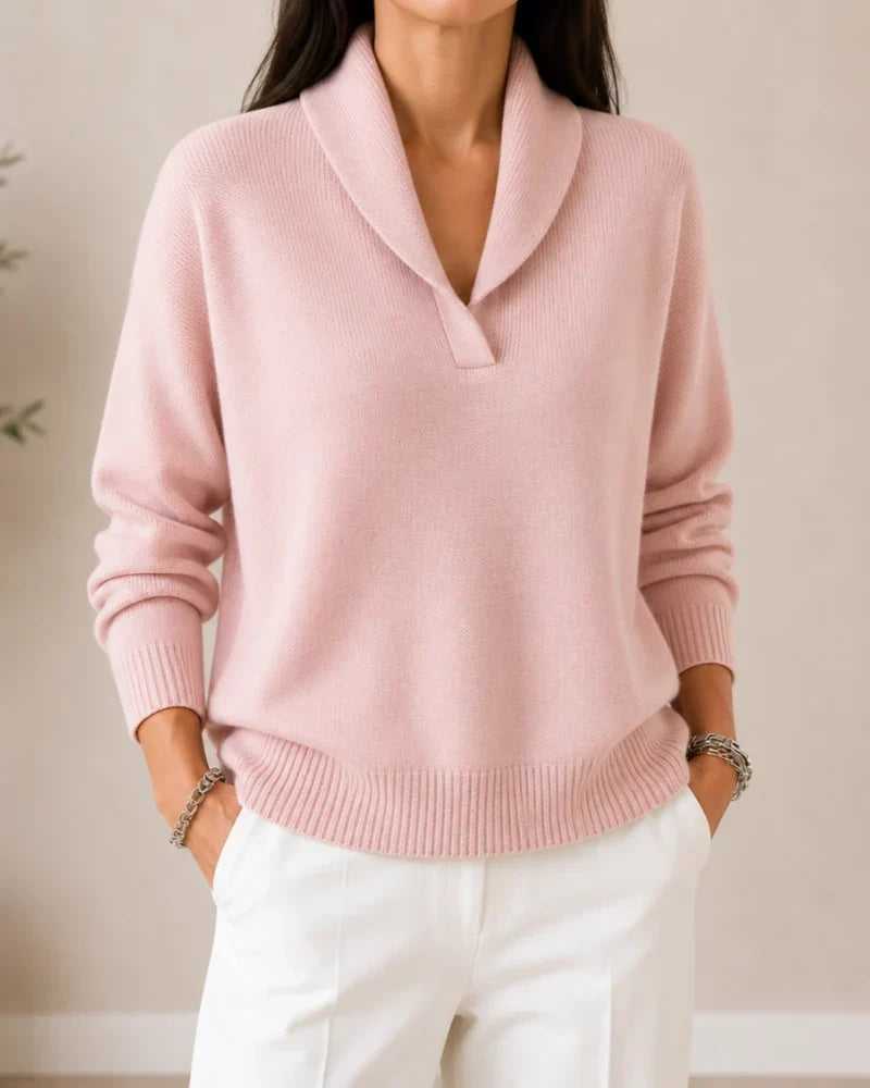 Antonine | Blød sweater med V-hals