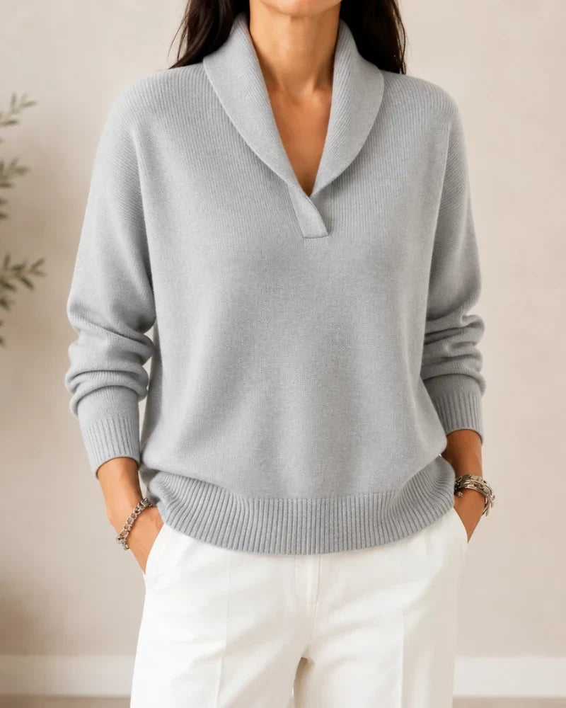 Antonine | Blød sweater med V-hals