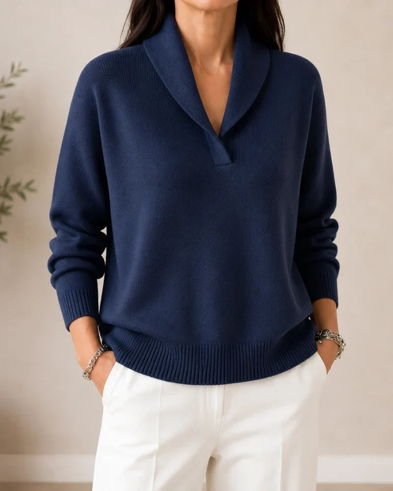 Antonine | Blød sweater med V-hals