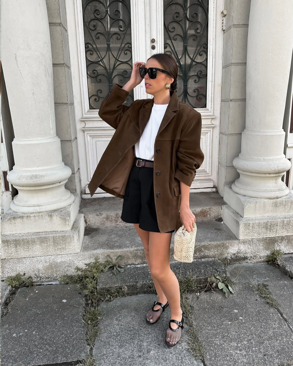 Zenobia | Blazer i kunstruskind