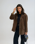 Zenobia | Blazer i kunstruskind