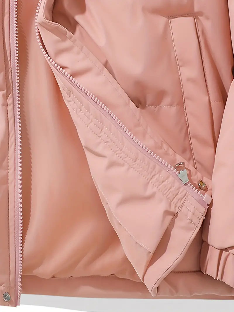 Stefania | Vatteret dunfrakke med hætte
