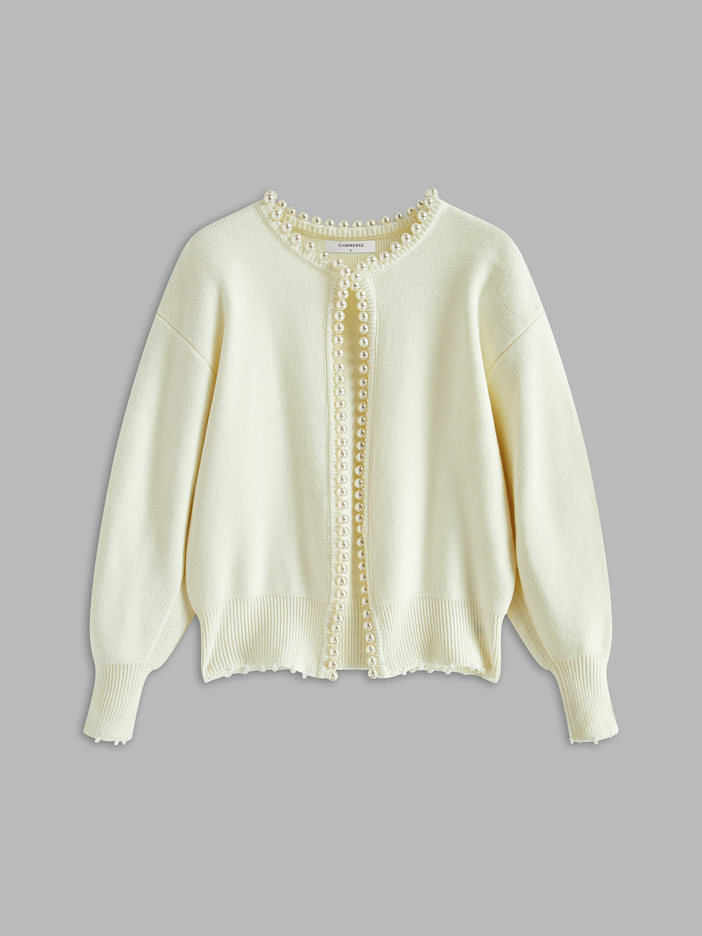 Berta – Cardigan med perlekant