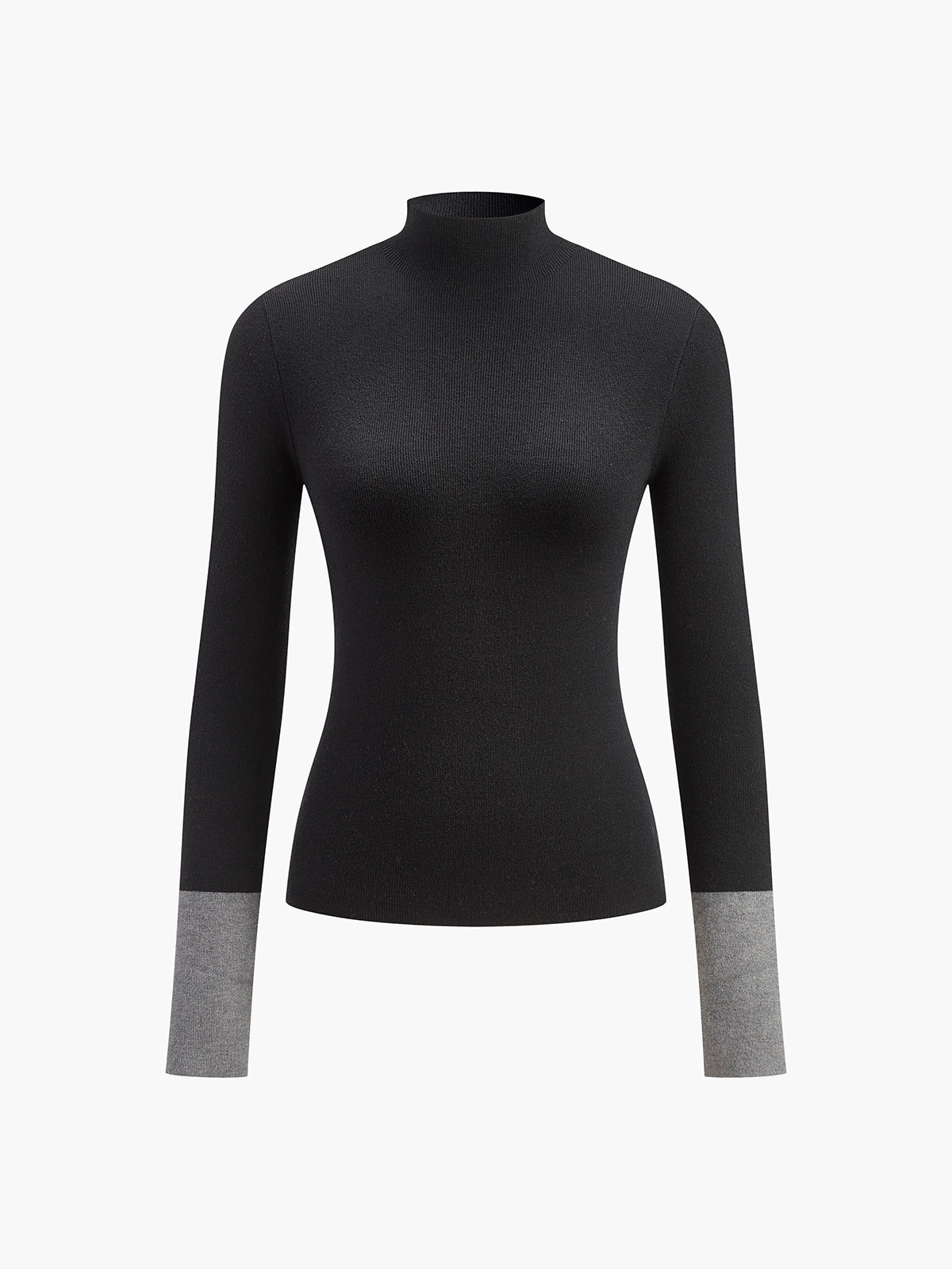 Marianna | Striksweater med kontrastmanchetter