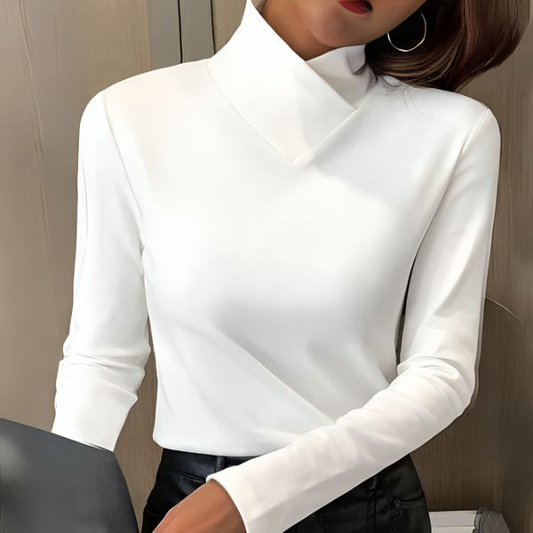 Natalia | Skræddersyet rullekravesweater