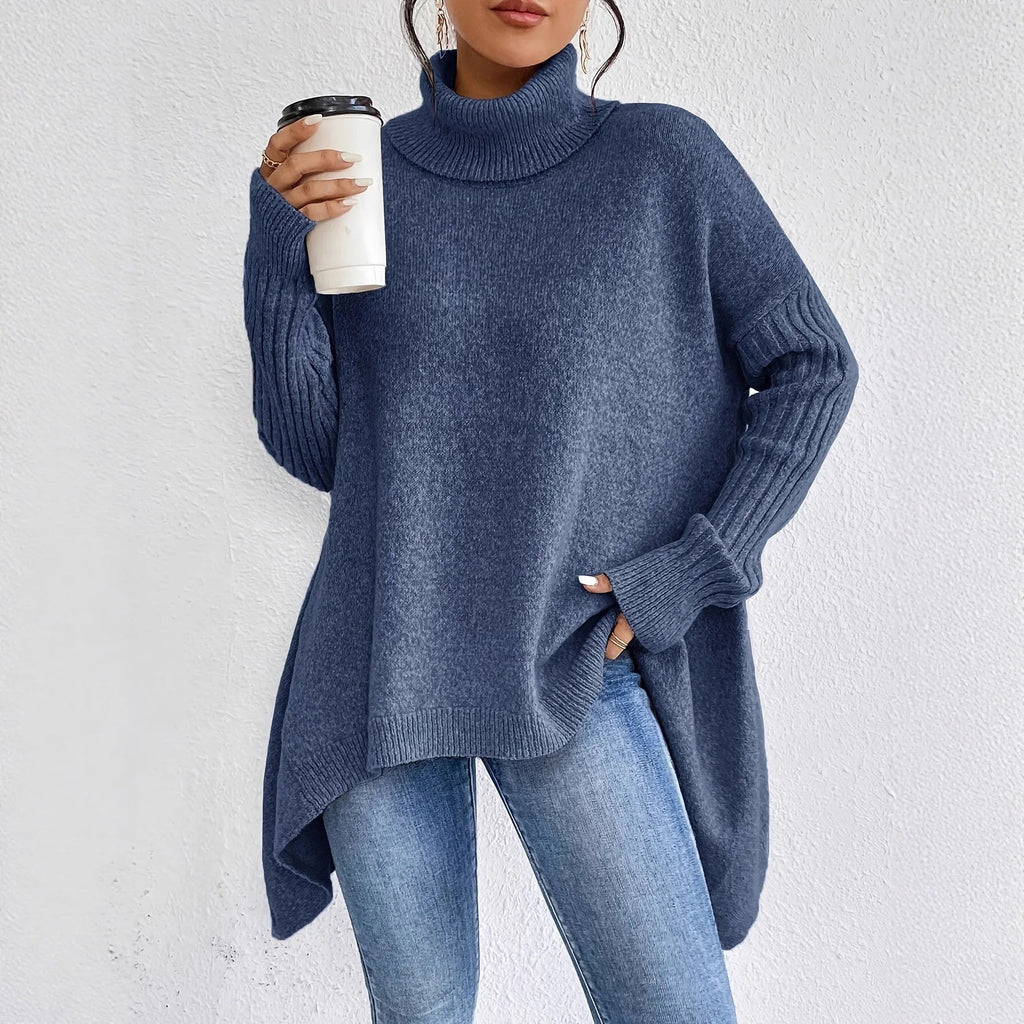 Stefania | Oversized rullekravesweater i cashmere