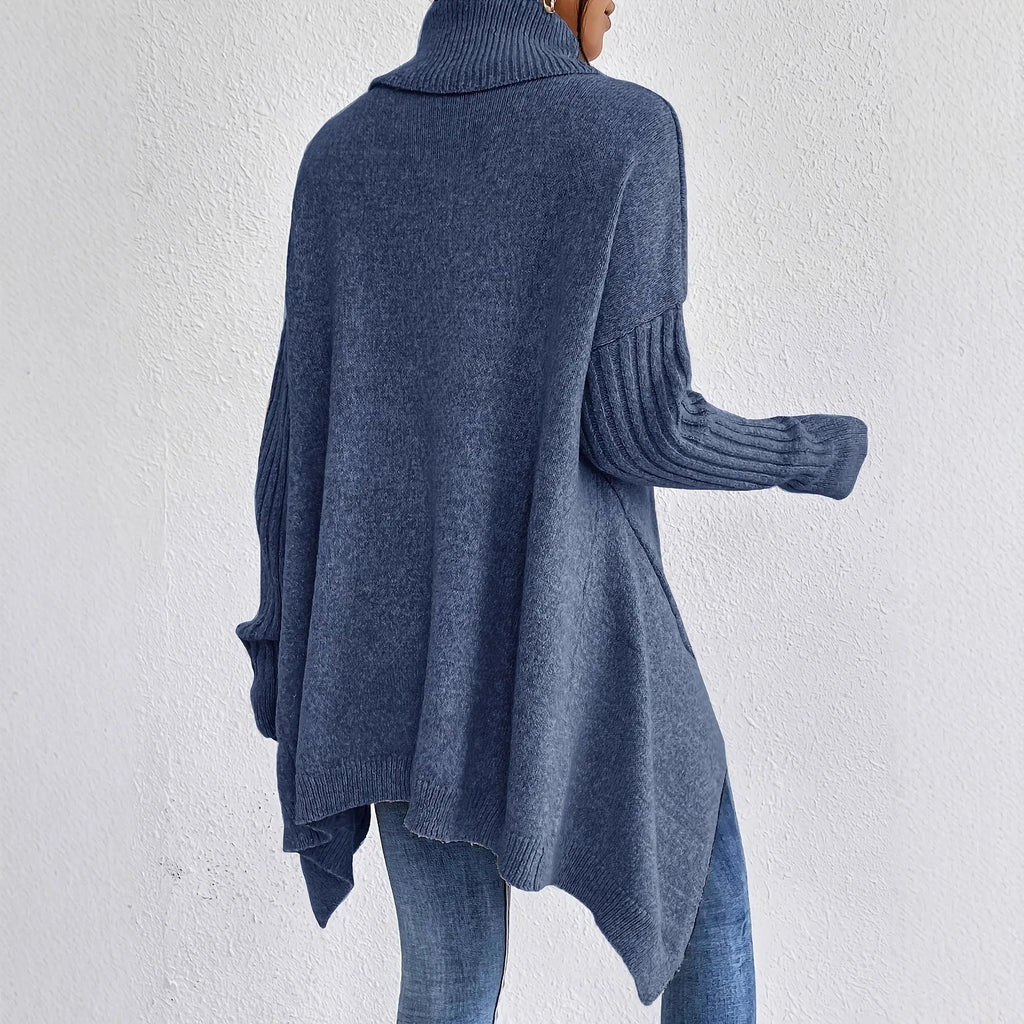 Stefania | Oversized rullekravesweater i cashmere