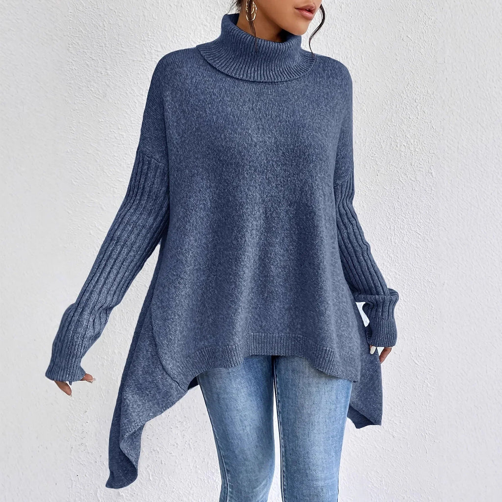 Stefania | Oversized rullekravesweater i cashmere