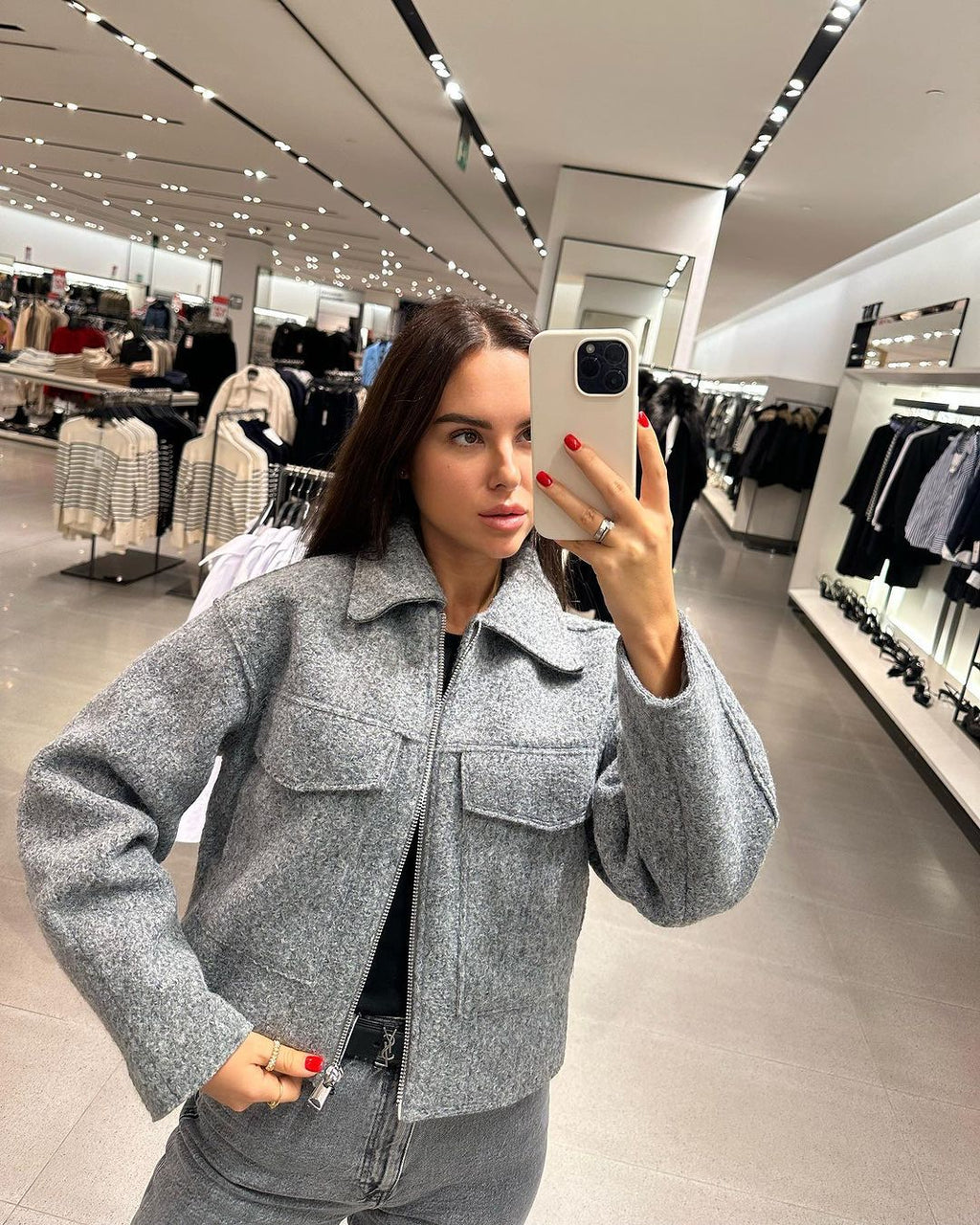 Simonetta | Kort boucléjakke