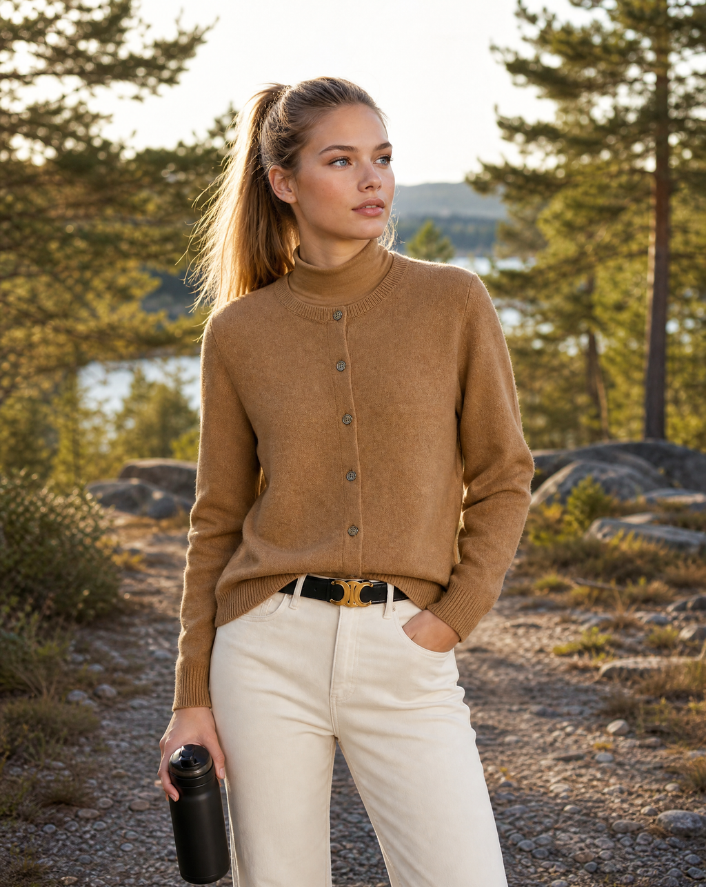 Ippolita – Blød cashmere-cardigan med knapper