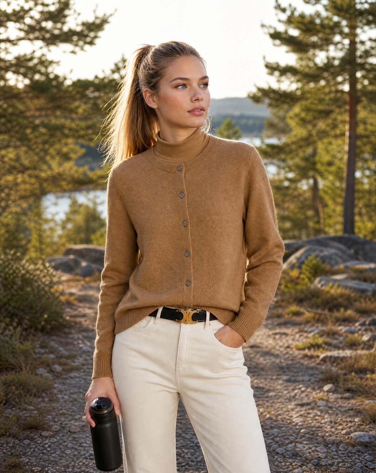 Ippolita – Blød cashmere-cardigan med knapper