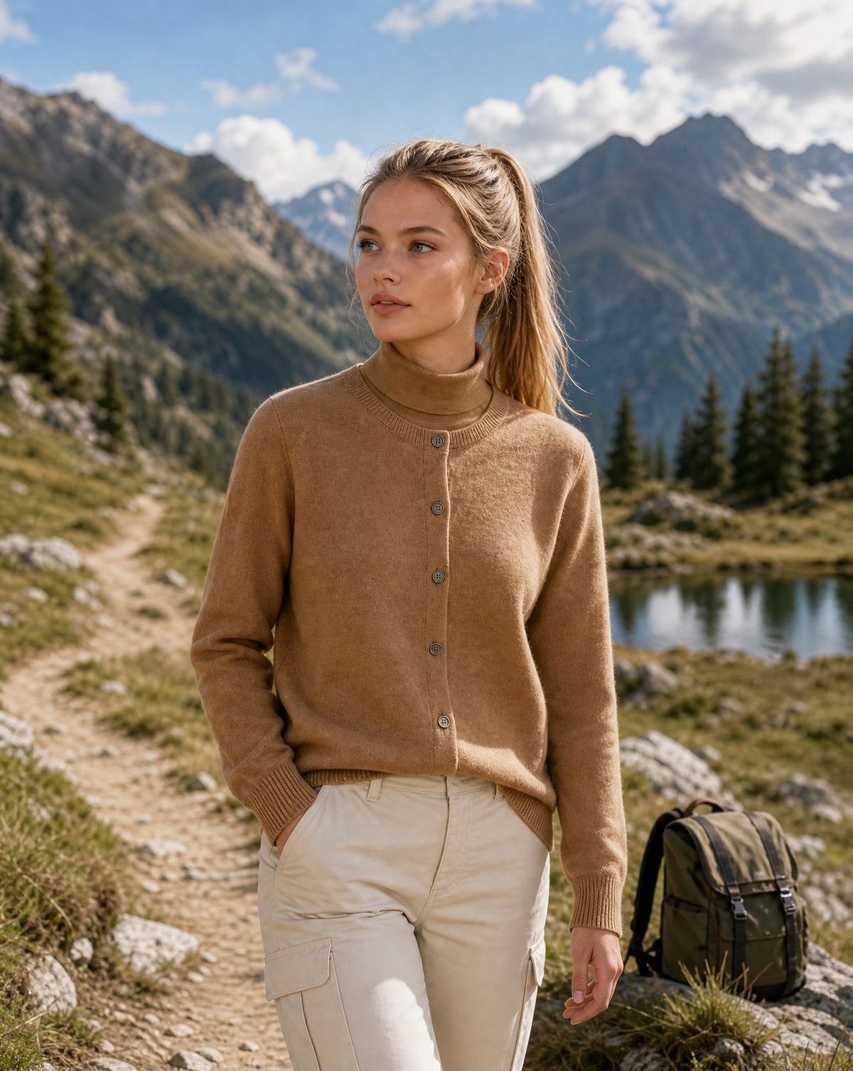 Ippolita – Blød cashmere-cardigan med knapper