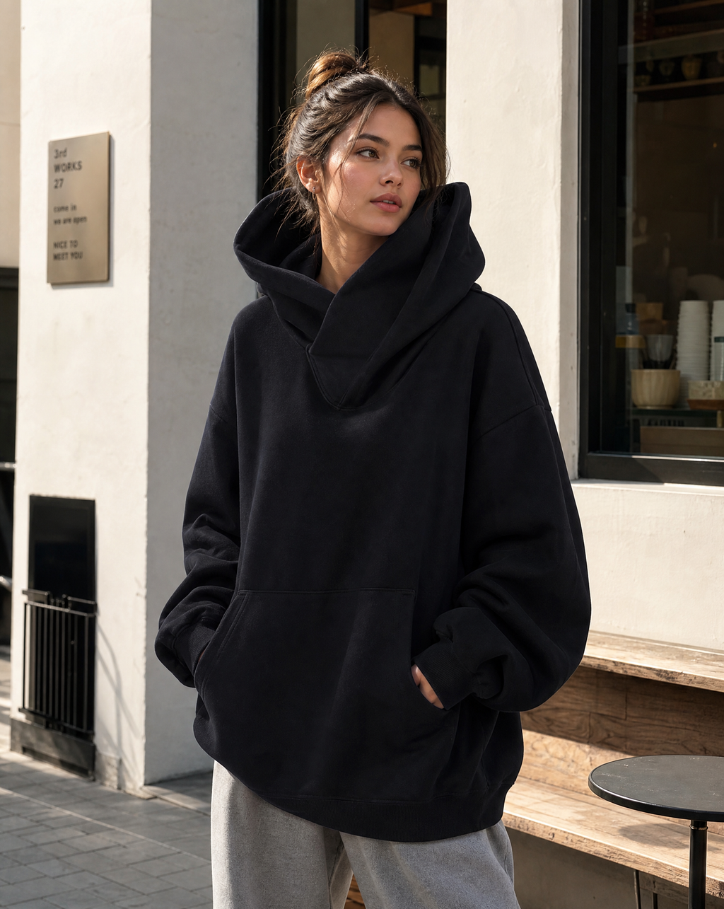 Sabina | Oversized hættetrøje til kvinder