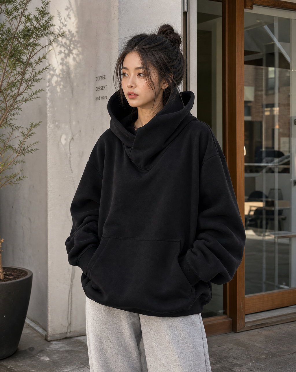 Sabina | Oversized hættetrøje til kvinder