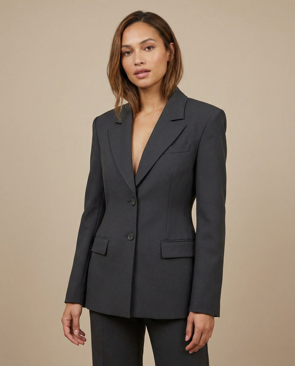 Emma – Elegant blazer med reverskrave