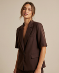 Tilde – Elegant basisblazer til kontoret med korte ærmer