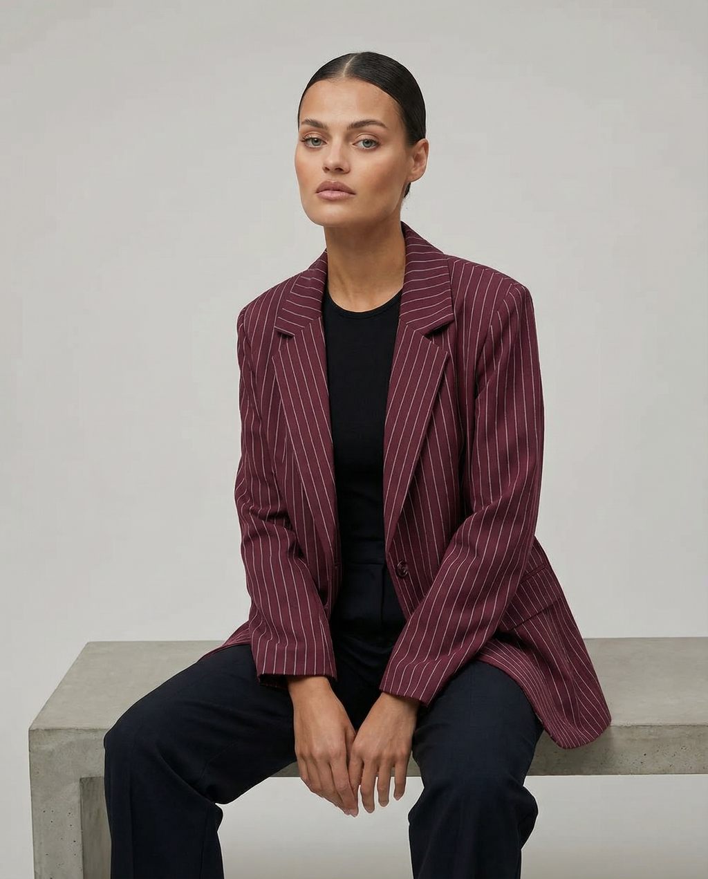 Silvia – Elegant hverdagsblazer med lange ærmer