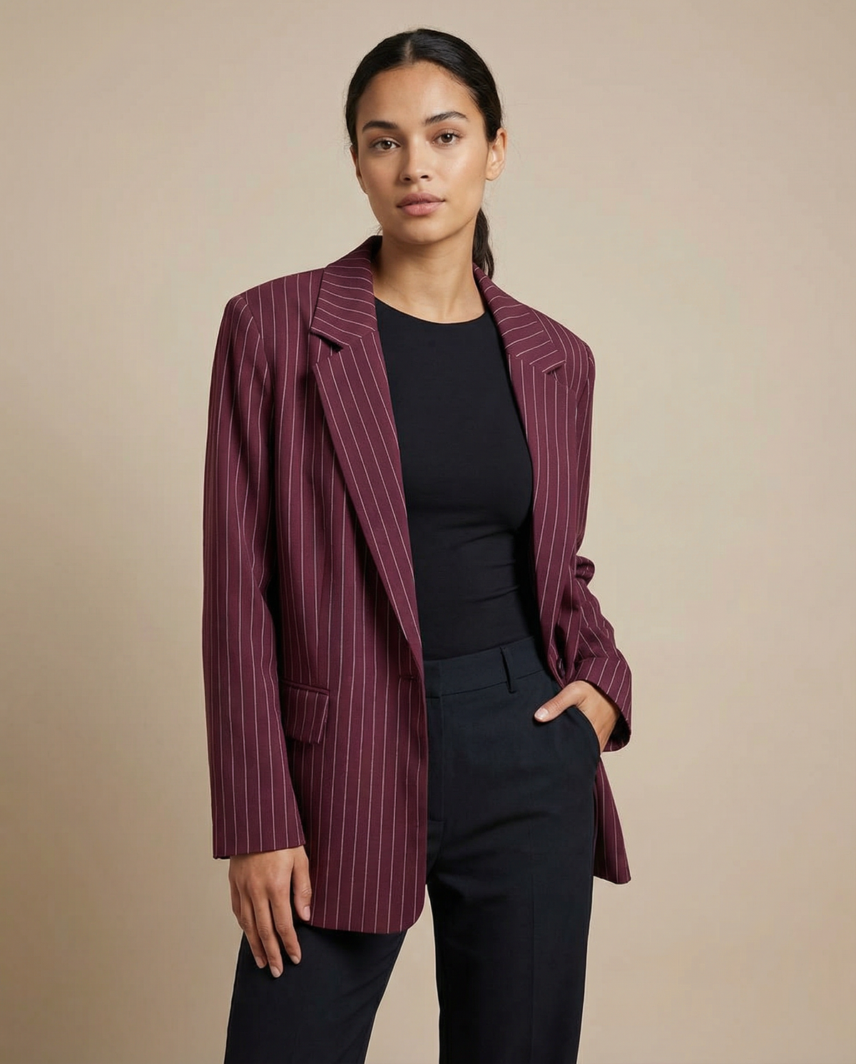Silvia – Elegant hverdagsblazer med lange ærmer