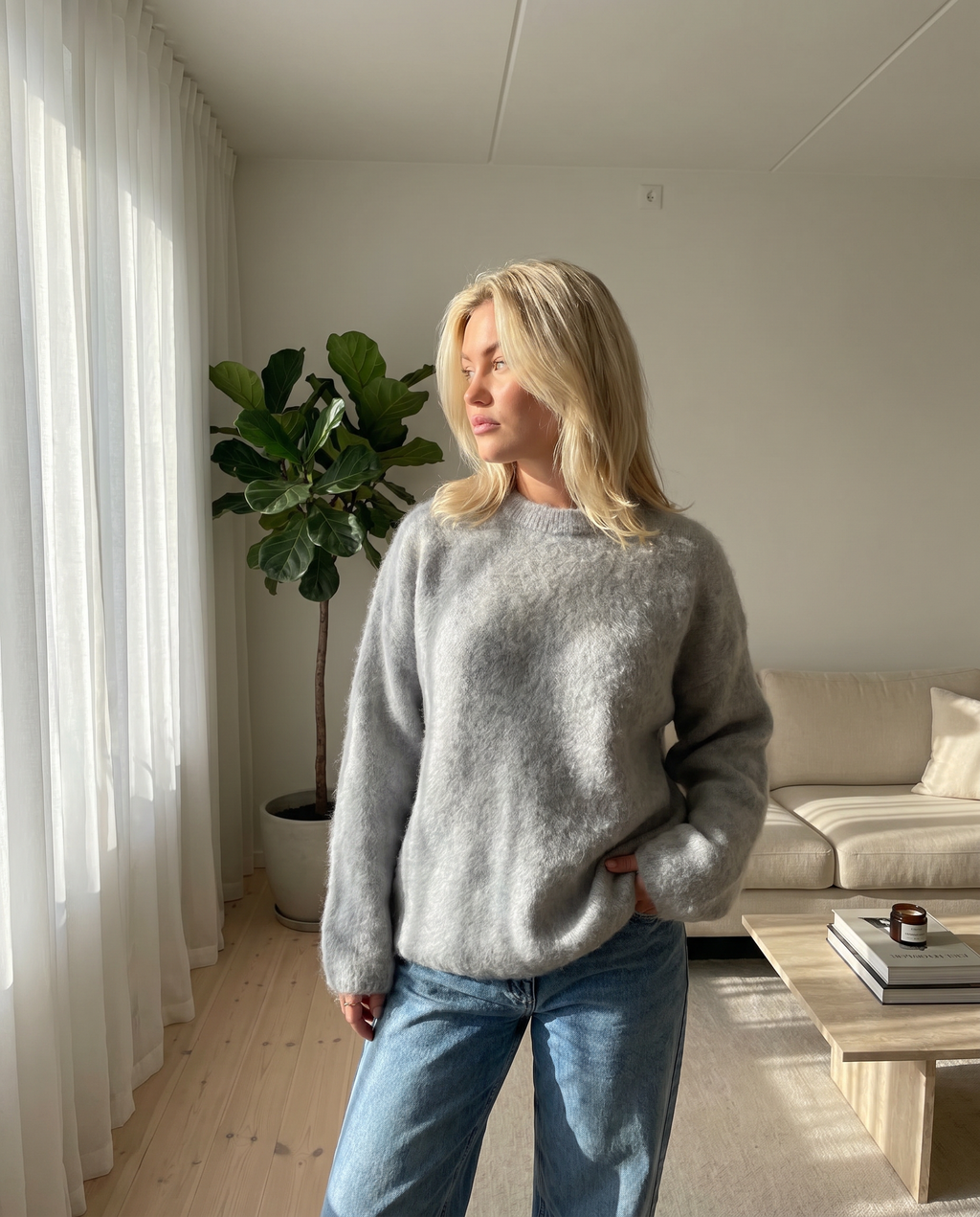 Rossella | Elegant sweater i mohair til kvinder