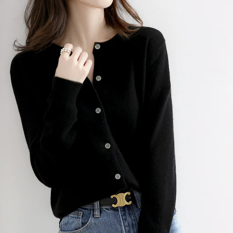 Ippolita – Blød cashmere-cardigan med knapper