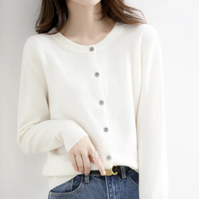 Ippolita – Blød cashmere-cardigan med knapper