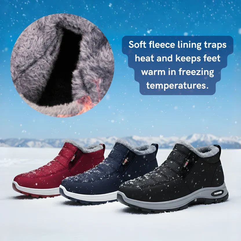 Sianna™ | Quiltede vandtætte slip-on-ankelstøvler