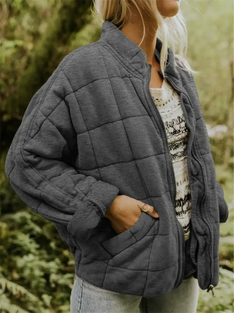 Rosella | Oversized vatteret overgangsjakke