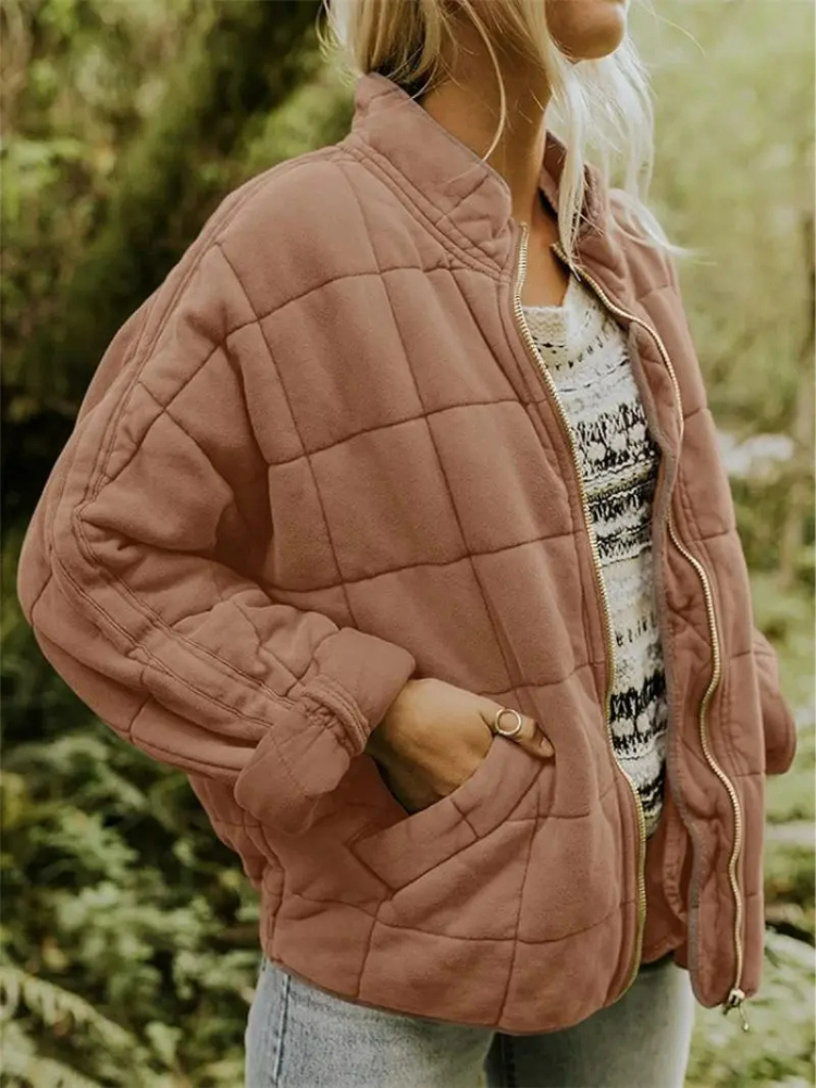 Rosella | Oversized vatteret overgangsjakke