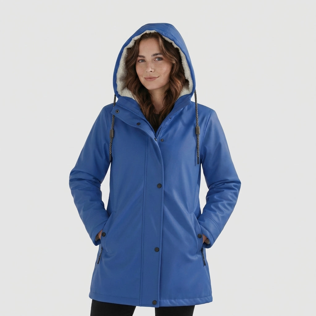 Siria | Parka med hætte og sherpafor