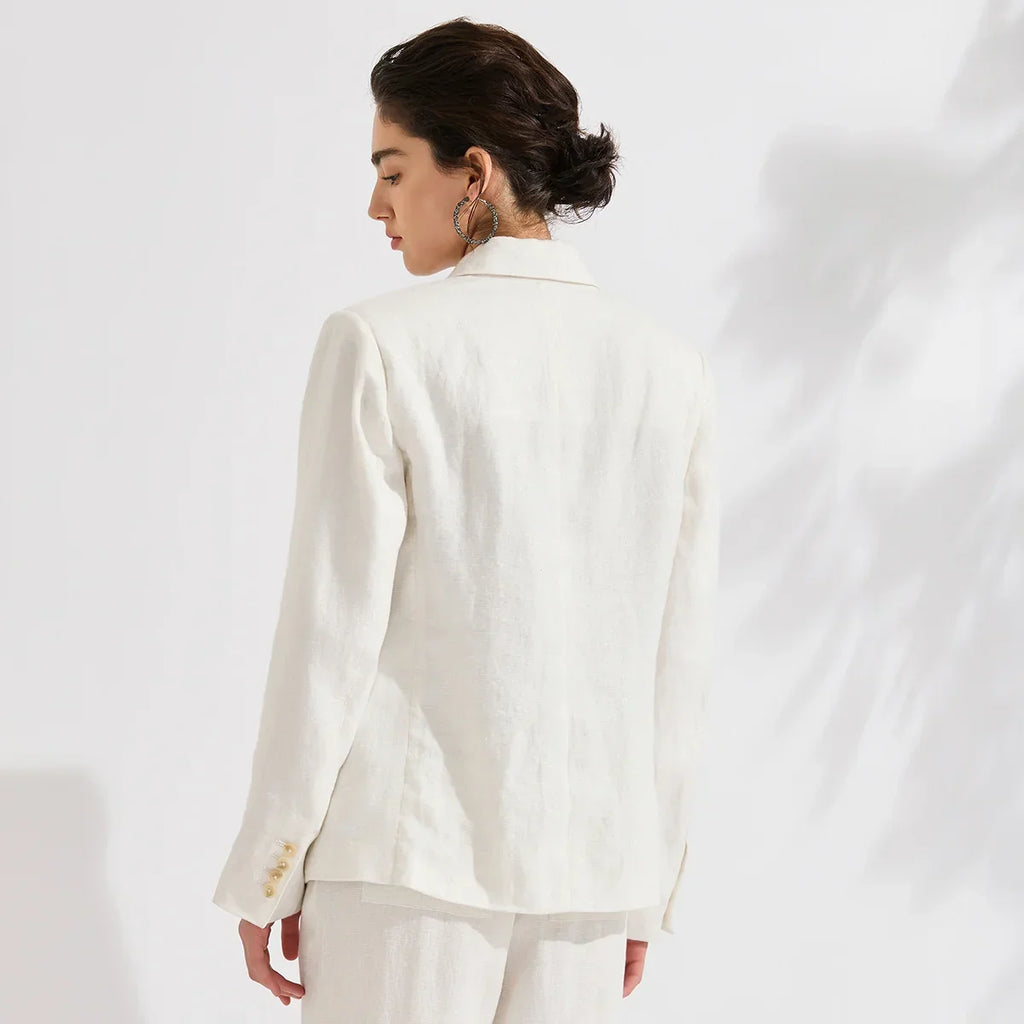 Nerina – Åndbar og elegant hørblazer til sommeren