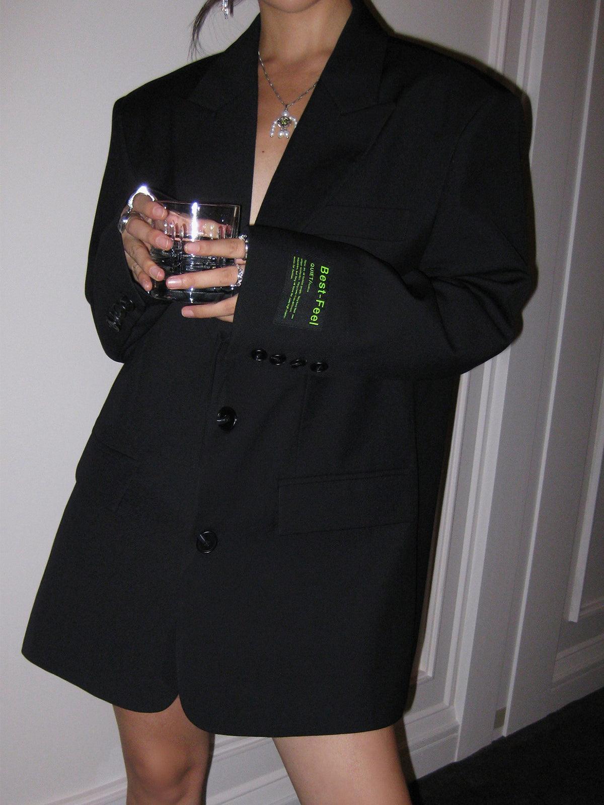 Giselda – Klassisk oversized blazerfrakke