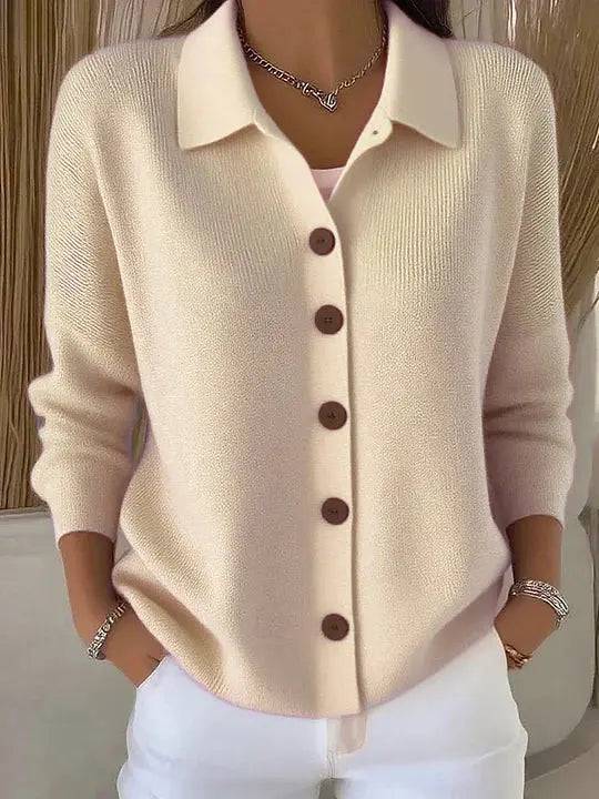Joselle | Blød cardigan med krave