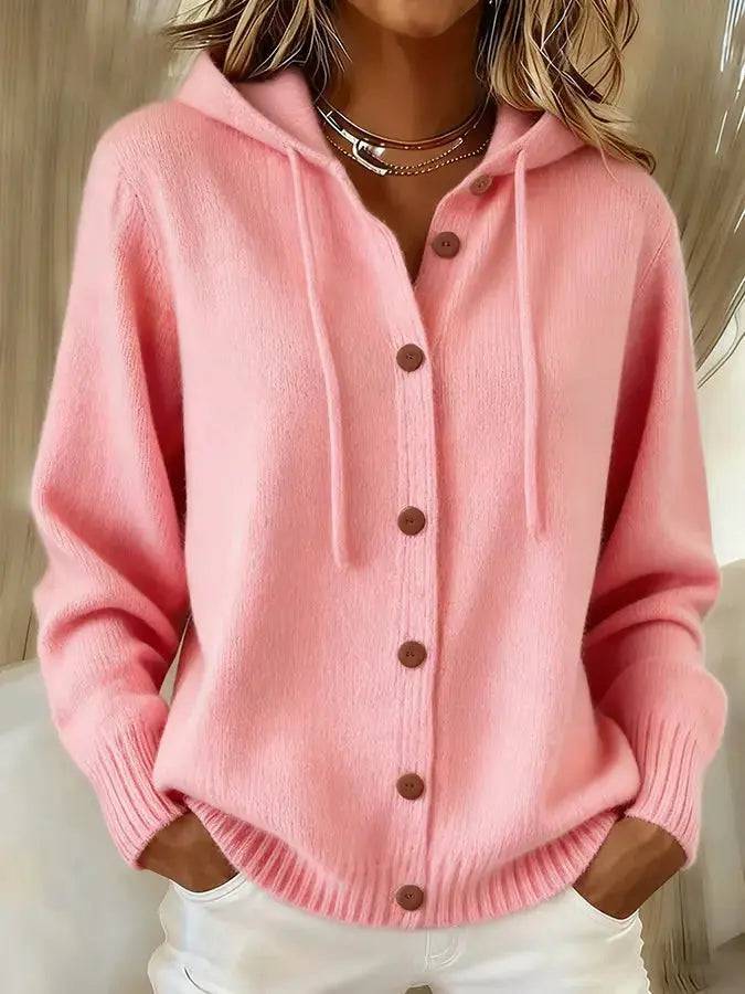 Brielle | Hyggelig cardigan med snorehætte