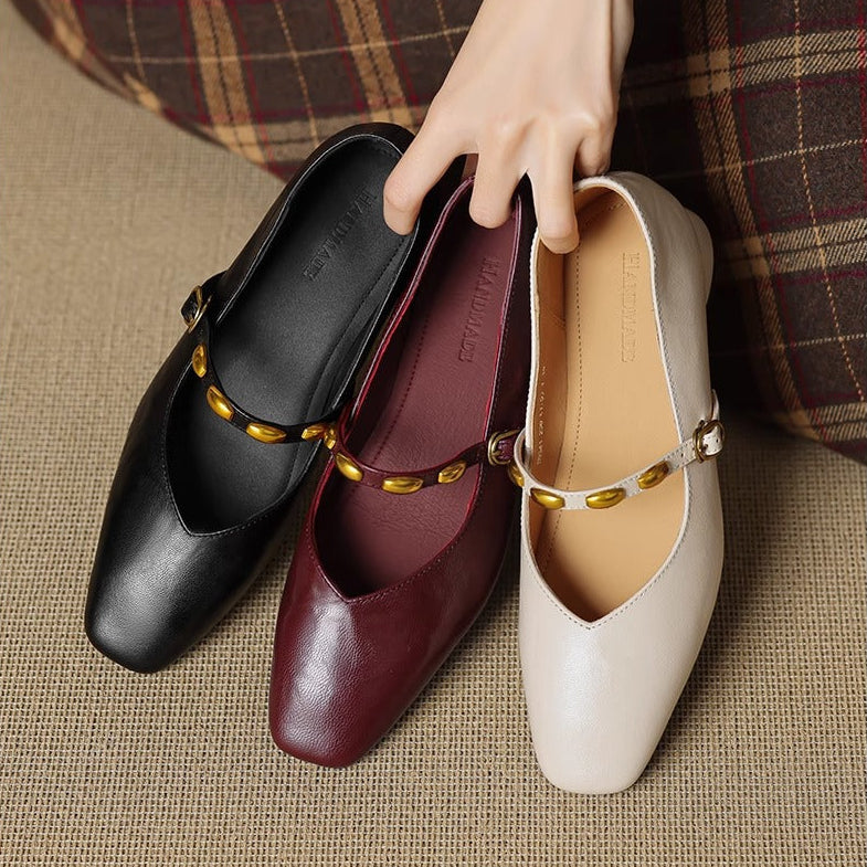 Zyra | Ballerinaer i ægte læder