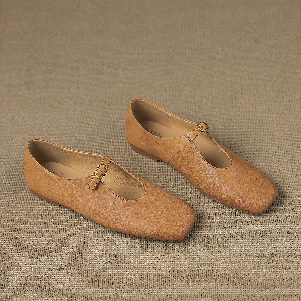 Elspeth | Mary Jane ballerina med høj vamp