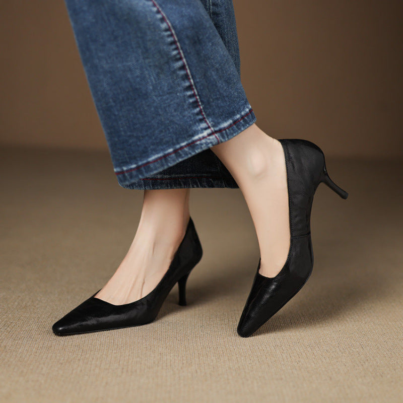 Zala – Pumps i ægte læder