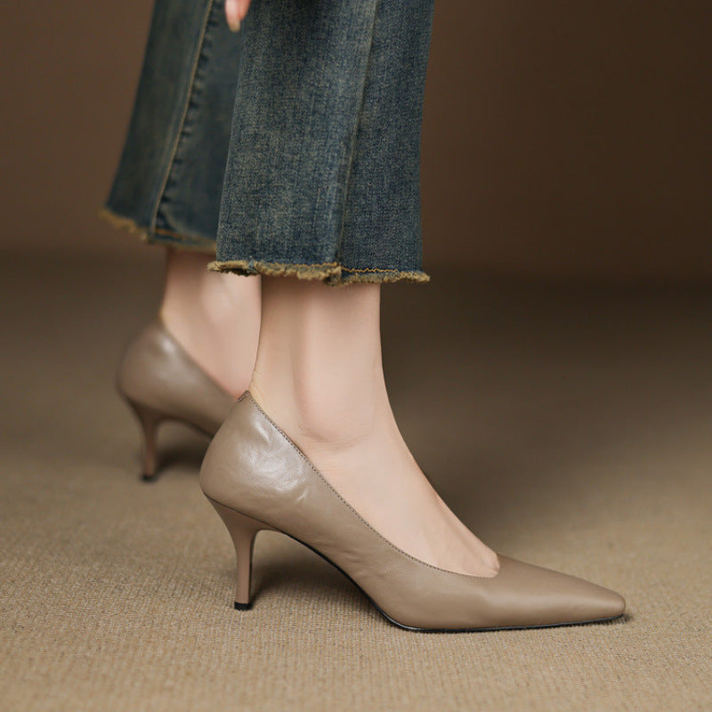 Zala – Pumps i ægte læder
