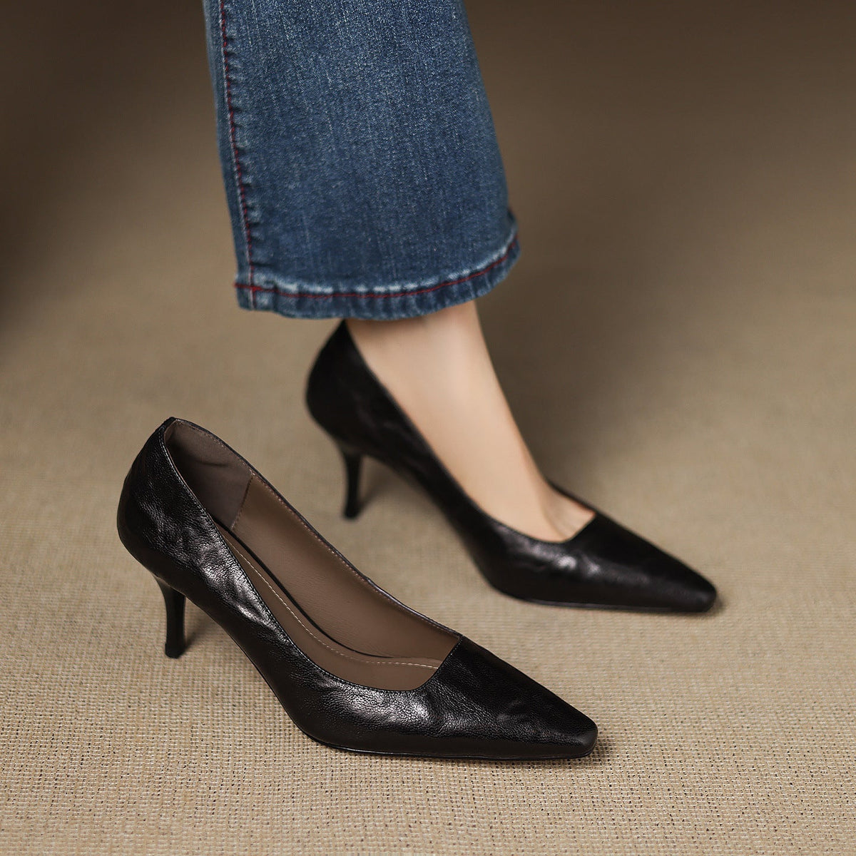 Zala – Pumps i ægte læder
