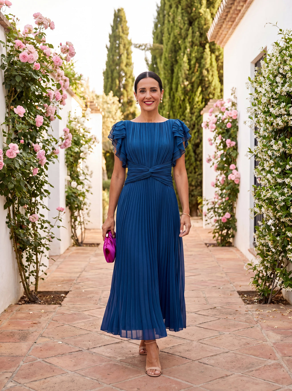 Gloria | Elegant plisseret kjole