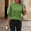 Elsa | Prikket striksweater