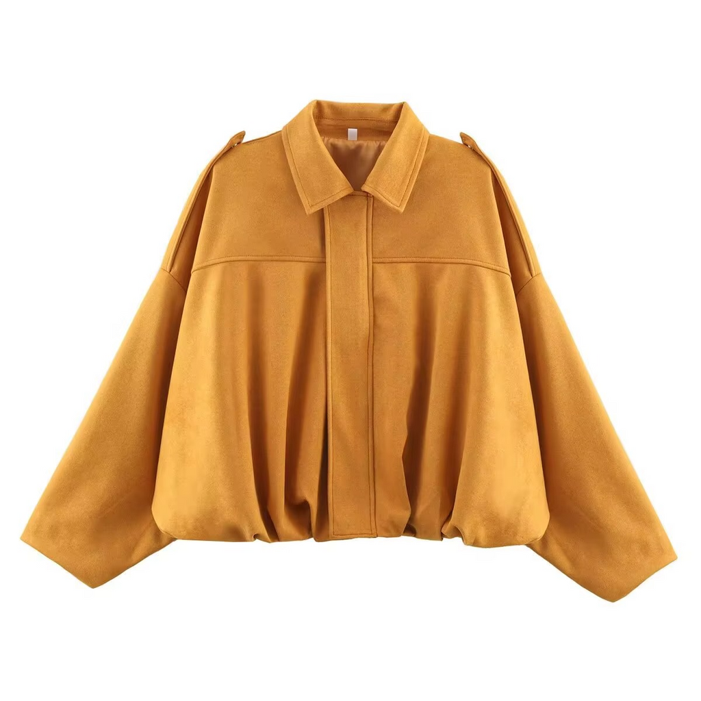 Ulrica | Oversized bomberjakke i vintagestil