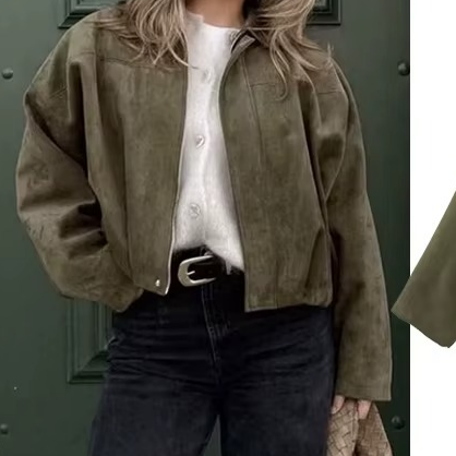 Ulrica | Oversized bomberjakke i vintagestil