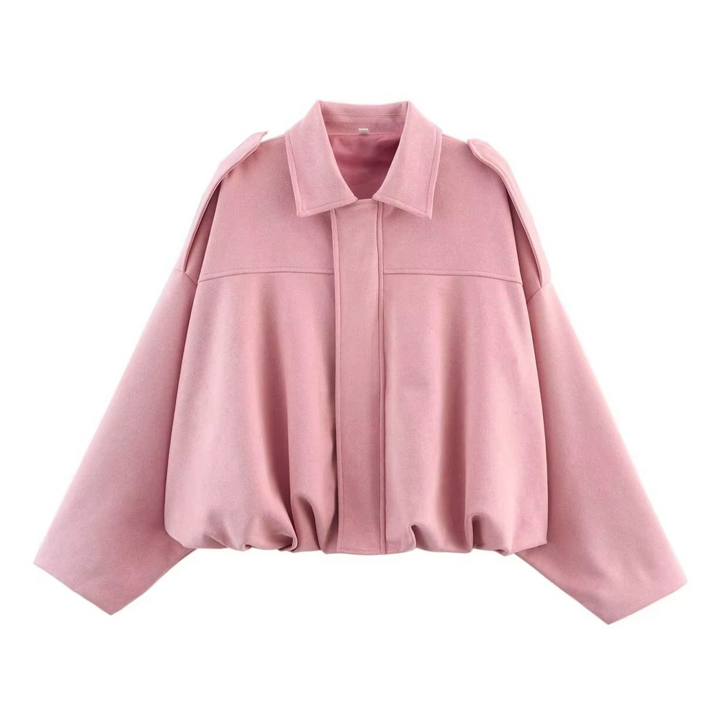 Ulrica | Oversized bomberjakke i vintagestil