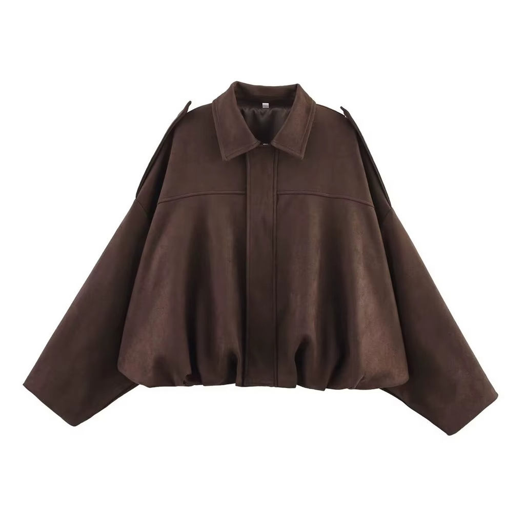 Ulrica | Oversized bomberjakke i vintagestil