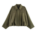Ulrica | Oversized bomberjakke i vintagestil